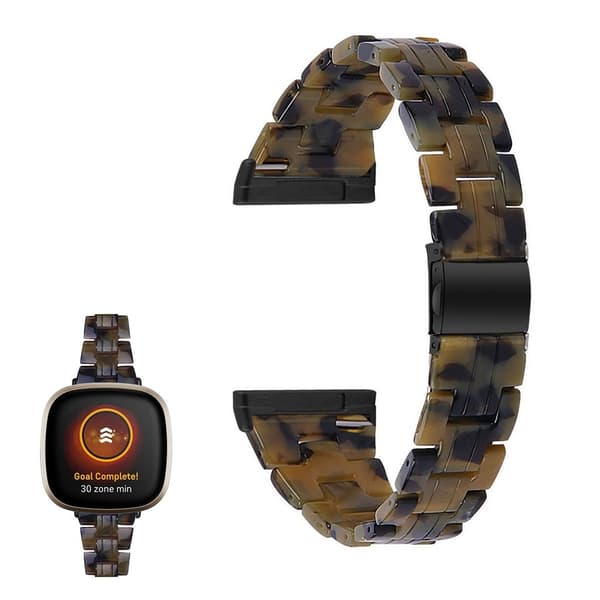 Fitbit Sense / Versa 3 farvet urrem - militærgrøn Green