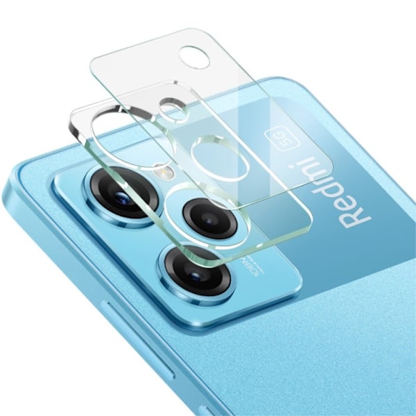 IMAK-kamerabeskyttelse af glas med objektivdæksel af akryl til Xiaomi Poco X5 Pro / Redmi Note 12 Pro / 12 Pro Speed Transparent
