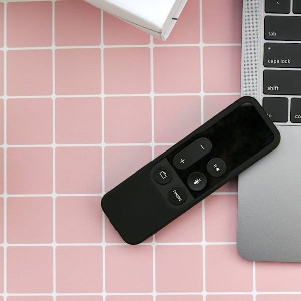 Apple TV 4K silikone etui - sort Black