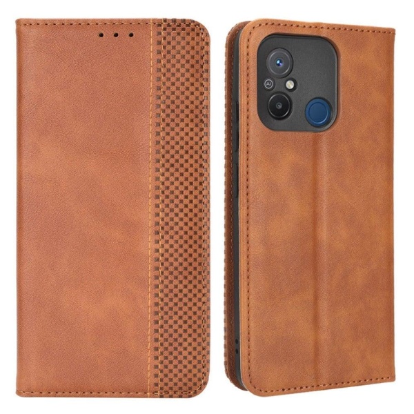 Bofink Vintage Xiaomi Poco C55 / Redmi 11a / 12c Læder Etui - Brun Brown