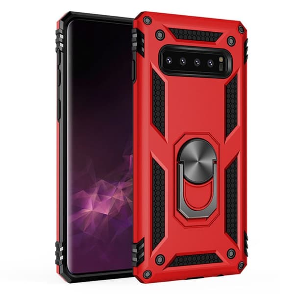 Bofink Combat Samsung Galaxy S10 Plus kuoret - Punainen Red