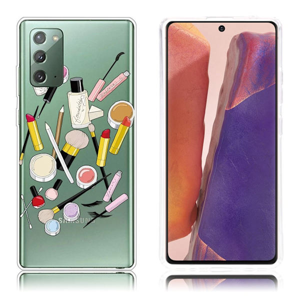 Deco Samsung Galaxy Note 20 Etui - Cosmetic Multicolor