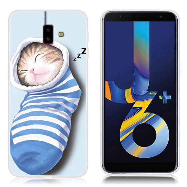 Samsung Galaxy J6 Plus (2018) pattern printing case - Sleeping C multifärg