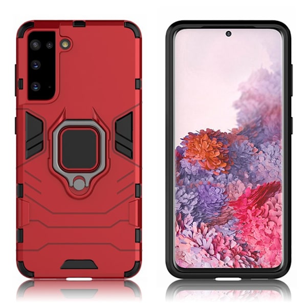 Ring Guard Case Samsung Galaxy S21 - punainen Red