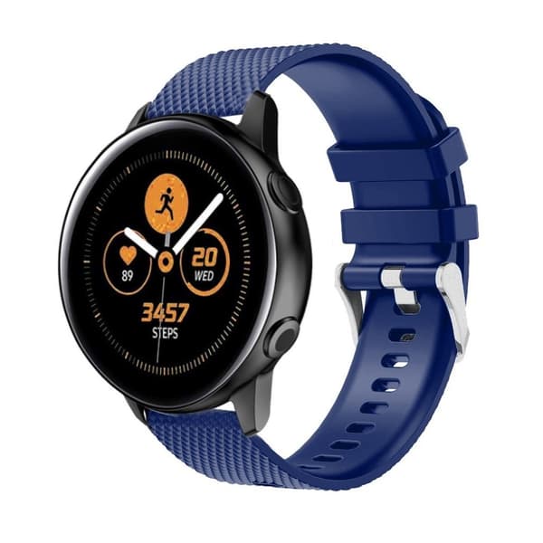 Samsung Galaxy Watch Active silikoneurrem - mørkeblå Blue