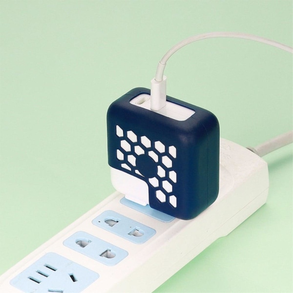 Apple 35W Charger silicone case - Dark Blue Blue