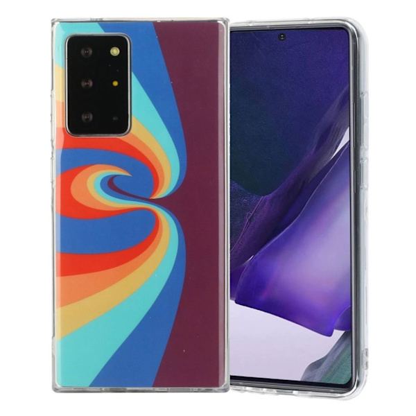 Deco Samsung Galaxy Note 20 Ultra 5G / Note 20 Ultra etui - hvirvel Rainbow Multicolor