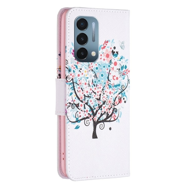 Wonderland OnePlus Nord N200 5G flip etui - Blomstertræ Pink