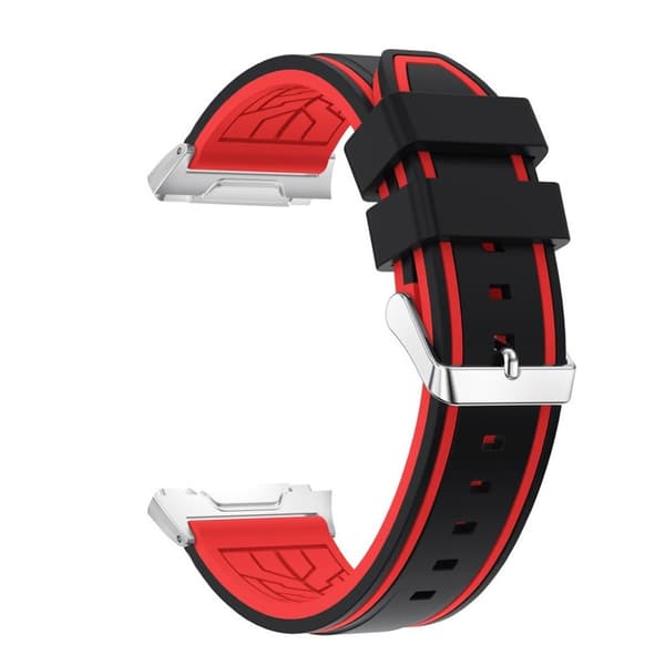 Fitbit Ionic design ranneke - Musta / Punainen Multicolor