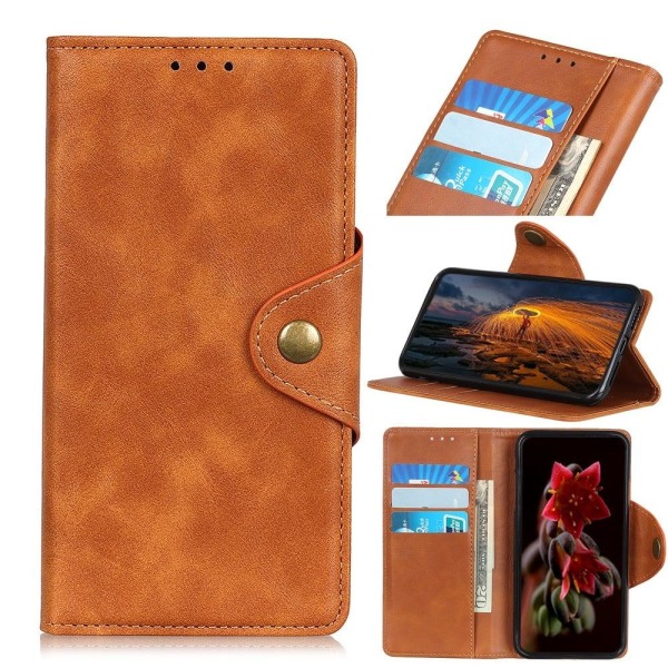 Alpha Samsung Galaxy S22 Plus Flip Etui - Brun Brown