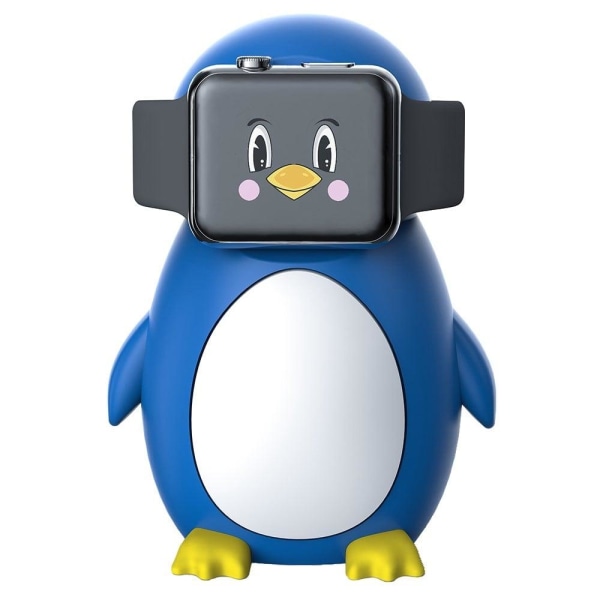 Cute Penguin style silicone stand - Blue Blue