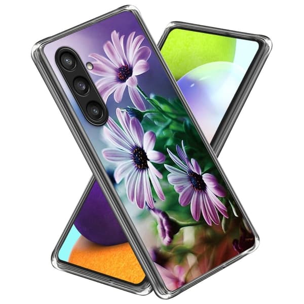 Deco Samsung Galaxy S24 Plus cover - Lilla Krysantemum Purple