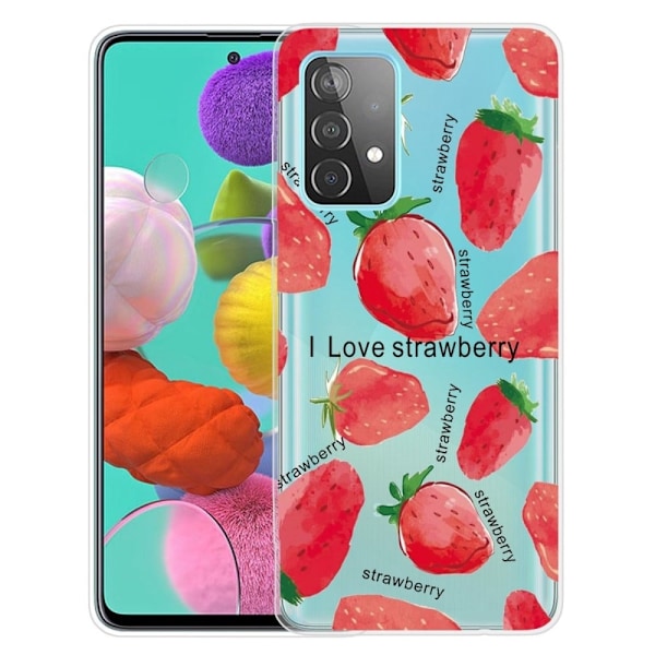 Deco Samsung Galaxy A23 skal - Jordgubbe Rosa