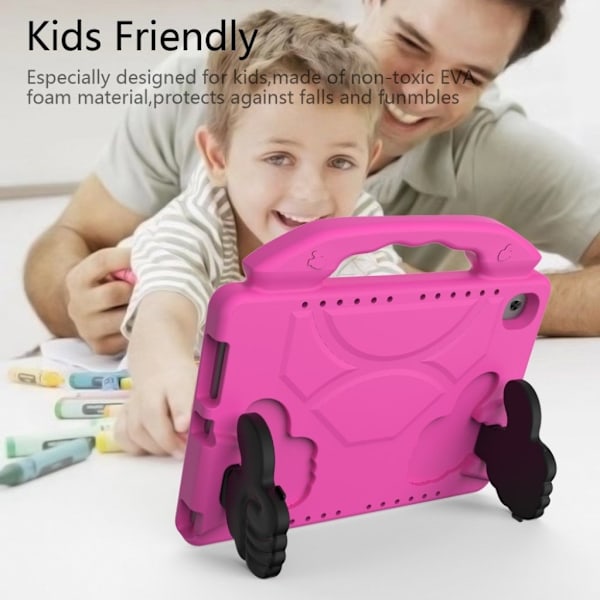 Huawei MediaPad M5 10 / MediaPad M6 10.8 stötsäkert fodral - Ros Rosa