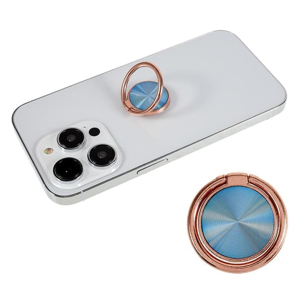 Smartphone-ringholder i CD Vein-stil - Babyblå Blue