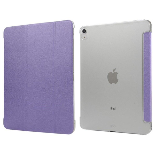 iPad Pro 11 inch (2018) kolmio taivutettava synteetti nahkainen suojakotelo - Violetti Purple