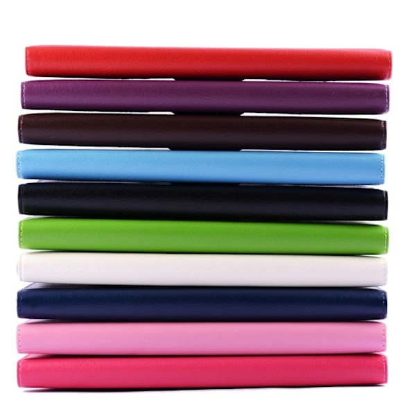 Borelius Acer Iconia Tab 8 A1-480 Läder Rotations Fodral - Svart Svart