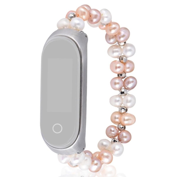 Xiaomi Mi Smart Band 6 / 5 elegant faux pearl watch strap - Colo Multicolor