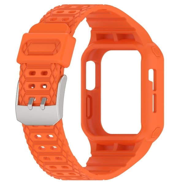 Apple Watch Series 8 (45 mm) integrert rem med deksel - Oransje Orange