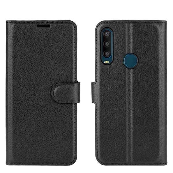 Classic Alcatel 1s (2020) Flip Etui - Sort Black