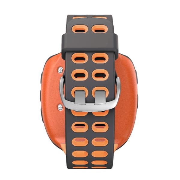 Garmin Forerunner 310XT dobbeltfarvet silikoneurrem - Grå / Orange Orange
