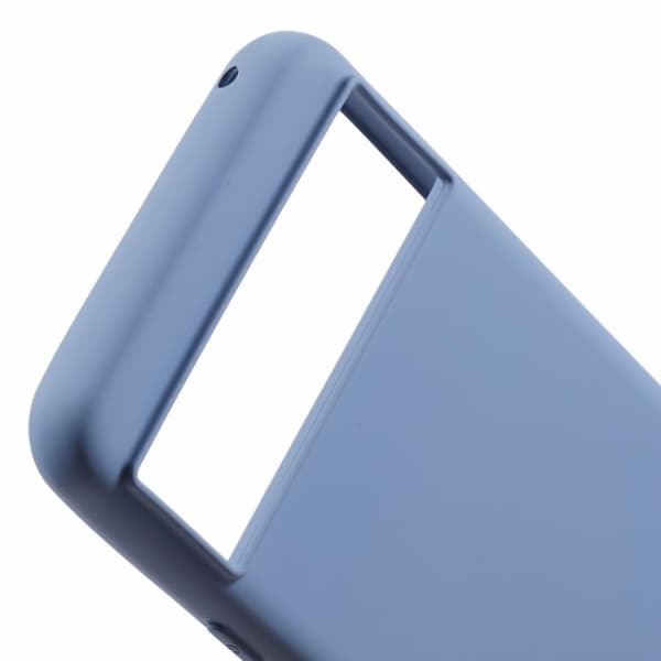 Google Pixel 8 Fodral 2,0 mm flexibelt telefonskydd Arc Edge - Grå Silvergrå