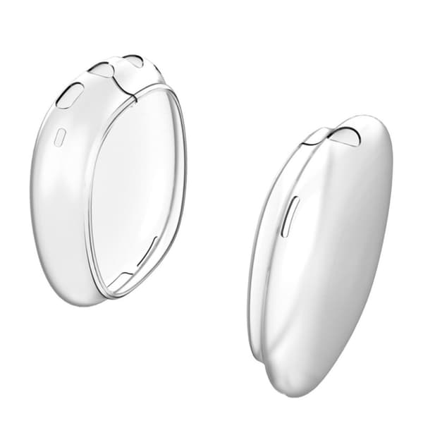 Airpods Max enkelt silikondeksel - Grå Silver grey