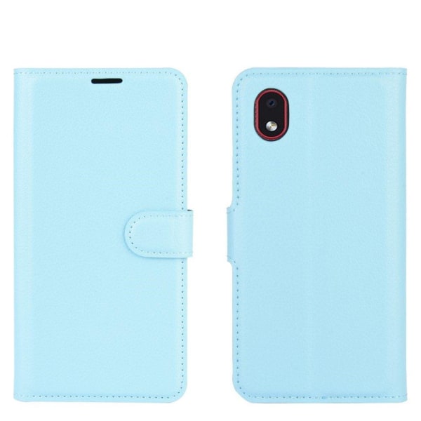 Klassisk Samsung Galaxy M01 Core flip etui - Blå Blue