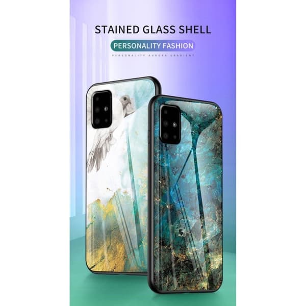 Fantasy Marble Samsung Galaxy A51 deksel - Flying Pigeon Multicolor