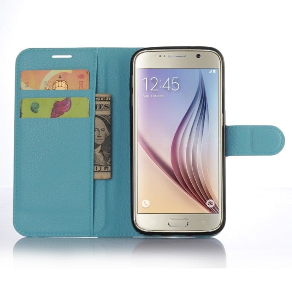 Klassisk Samsung Galaxy S7 Flip Etui - Blå Blue