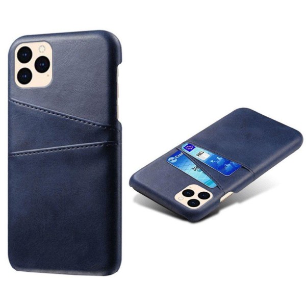 Dual Card iPhone 12 Pro / iPhone 12 kotelot - Sininen Blue
