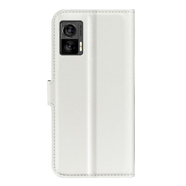 Klassisk Motorola Edge 30 Neo Flip Etui - Hvid White