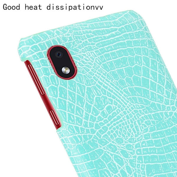 Croco Etui Samsung Galaxy M01 / A01 Core - Cyan Green