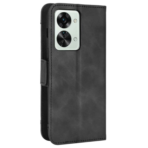 Moderne OnePlus Nord 2T læderetui med pung - Sort Black