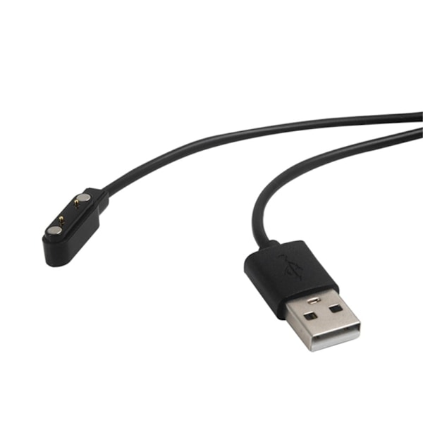 Universal 2-polet magnetisk ladekabel Black