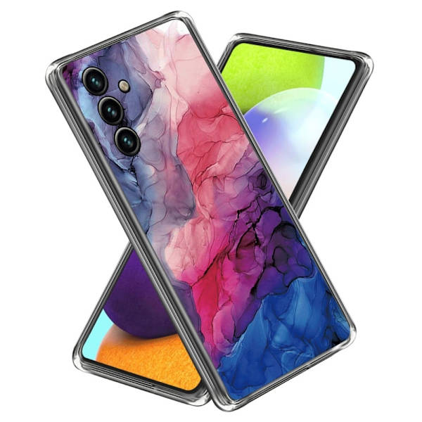 Marble Samsung Galaxy M14 Suojakotelo - Aqueous Vibrant Pattern Multicolor