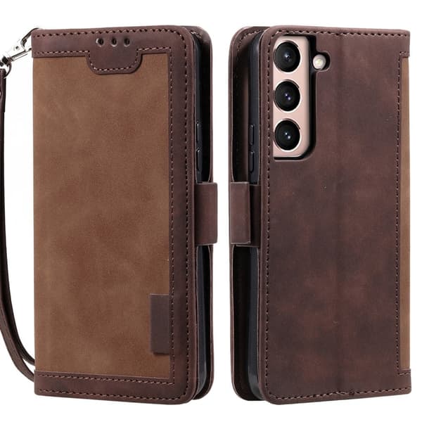 Surburbian Samsung Galaxy S22 Plus Flippetui - Brun Brown