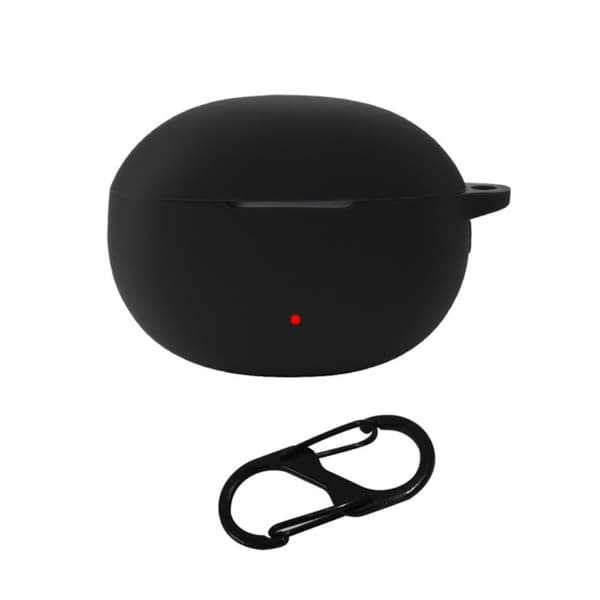 Honor Earbuds 3i silikoneetui med spænde - Sort Black