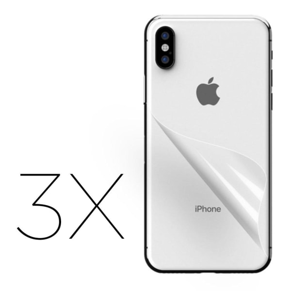 iPhone Xs Max utlra klar bagsidebeskyttelse - 3-Pak Transparent