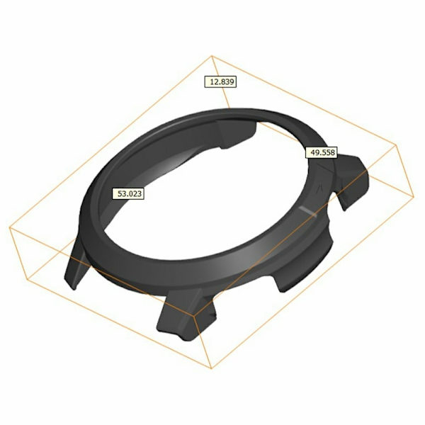Coros Pace Pro Smartwatch Protective Case Bump Resistant Hard Deksel - Midnight Blue Black