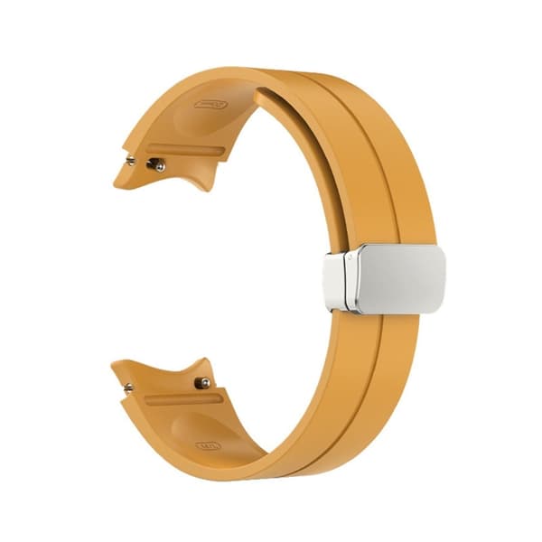 Samsung Galaxy Watch 5 / 5 Pro / 4 / 3 klockarmband i silikon - Gul Gul