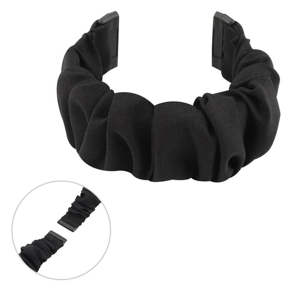 Hiuspanta motiivi katsella ranneke Fitbit Versa 3 - Musta Black