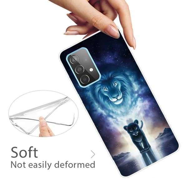 Deco Samsung Galaxy A52 5G skal - Lejon Blå
