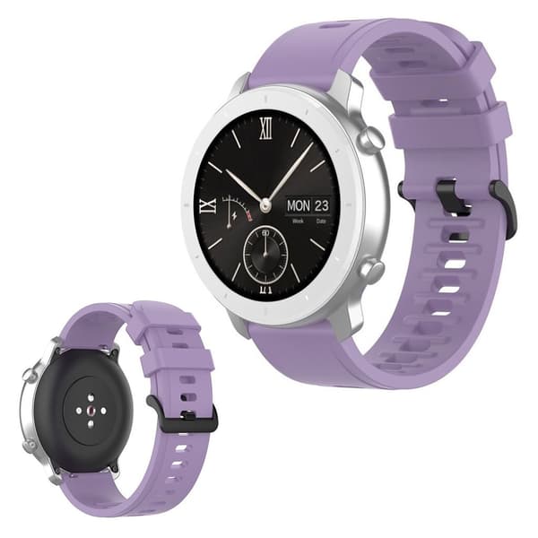 Amazfit GTR 42mm / GTS silikone Urrem - Lyselilla Purple