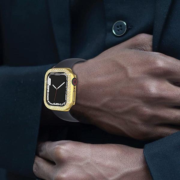 Apple Watch SE 2022 (40 mm) strassdekorationsfodral - Guld Guld