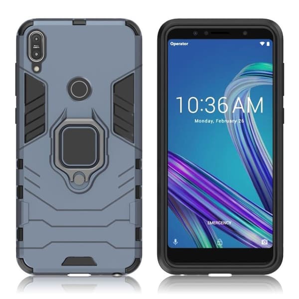 Ring Guard skal - ASUS ZenFone Max Pro (ZB602KL) - Blå Blå