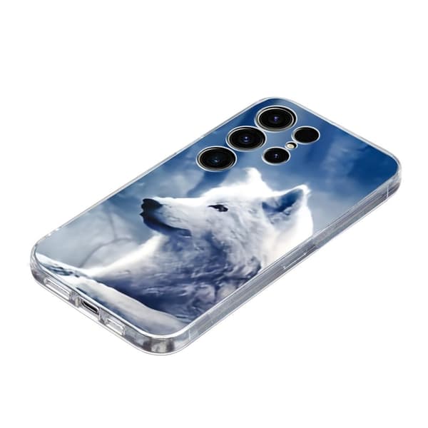 Vibe Samsung Galaxy S25 Ultra deksel - Hvit Ulv Blue