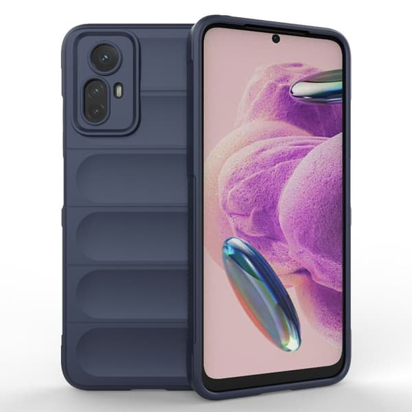 Deksel med mykt grep for Xiaomi Redmi Note 12S - Mørkeblå Blue