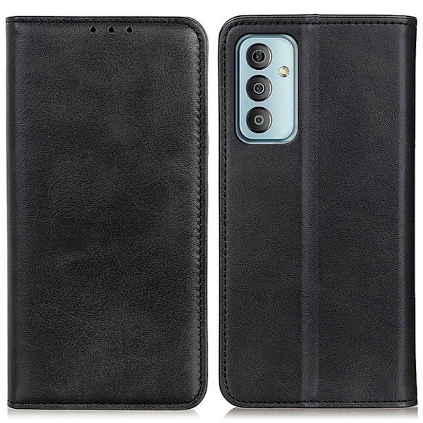 Äkta läder Samsung Galaxy M23 fodral - Svart Svart