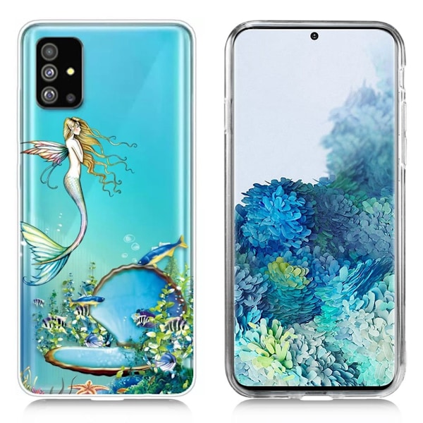 Deco Samsung Galaxy S20 Plus skal - Sjöjungfru Blå